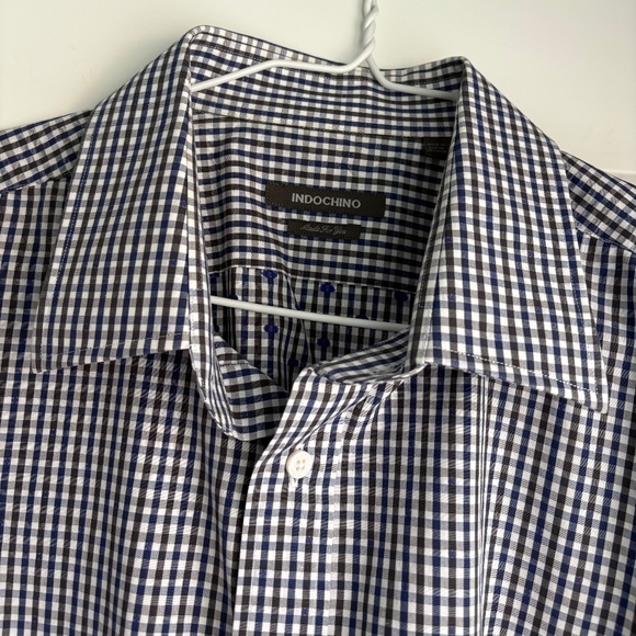 3 for $17! | INDOCHINO | Long-Sleeved Button Down Collared shirt - Picture 1 of 17